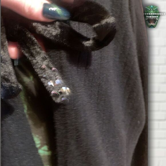 TORRID Vintage Y2K Velvet Tie Glitter Lightweight Ribbed Cardigan Layering Sweat - Picture 9 of 10